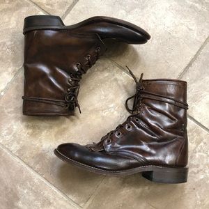 Laredo 100% Leather Lace-up Boots
